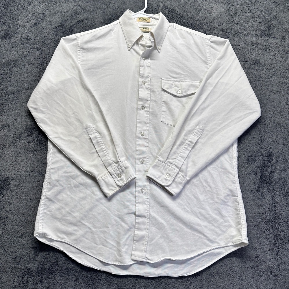 Vintage L.L. Bean Oxford Shirt Mens 16-33 Long Sleeve Button Down Made in USA